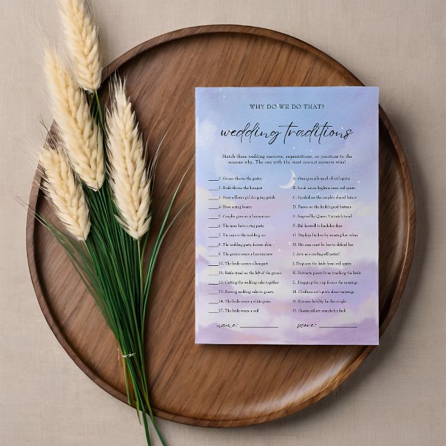 Tarjeta de juego Cloud 9 Boda Traditions Bridal Sh (Subido por el creador)
