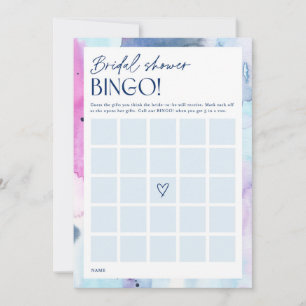 Tarjeta de juego de actividad de bingo de regalos