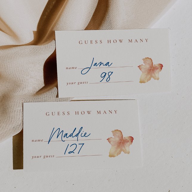 Tarjeta de juego de adivinación de ducha de novia  (Subido por el creador)