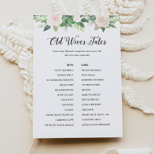 Tarjeta de juego de Baby Shower DEVON Old Wives