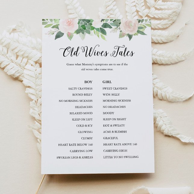 Tarjeta de juego de Baby Shower DEVON Old Wives (Subido por el creador)