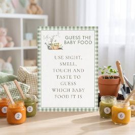 tarjeta de juego de baby shower Little Sprout Adiv