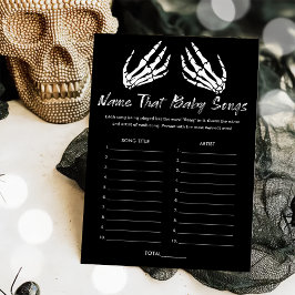Tarjeta de juego de Baby Shower Name That Baby Son