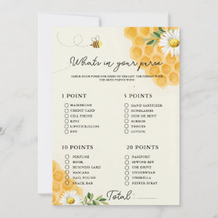 tarjeta de juego de baby shower ¿qué hay en tu bol