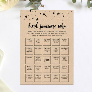 Tarjeta de juego de bingo de búsqueda editable de 