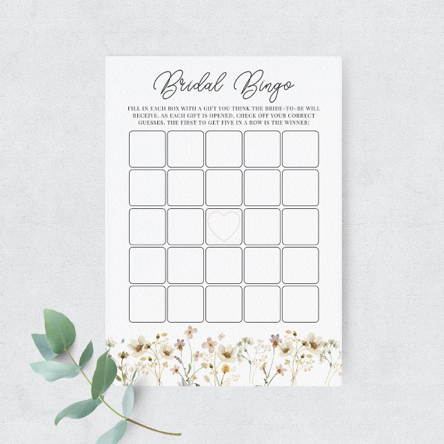 Tarjeta de juego de Bingo de Flor Silvestre de Agu (Subido por el creador)