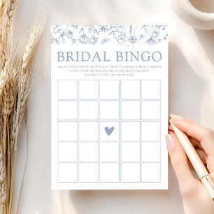 Tarjeta de juego de Bingo de Flores Silvestres de 