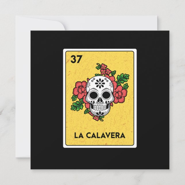 Tarjeta de juego de bingo de lotería mexicana La C (Anverso)