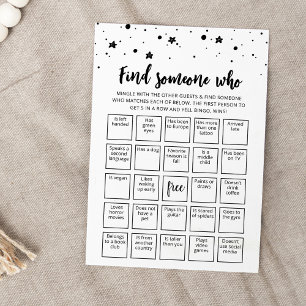 Tarjeta de juego de Bingo editable para encontrar