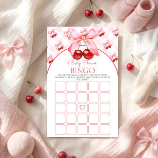 Tarjeta de juego de Bingo para baby shower