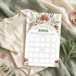 Tarjeta de juego de Bingo para baby shower