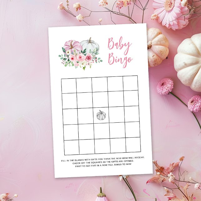 Tarjeta de juego de bingo para bebé de calabaza ro (Subido por el creador)