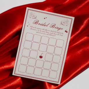 Tarjeta de juego de bingo para despedida de solter