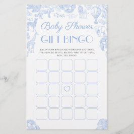 Tarjeta de juego de Bingo para ducha de bebé