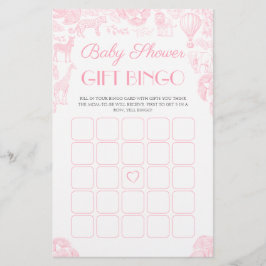 Tarjeta de juego de Bingo para ducha de bebé