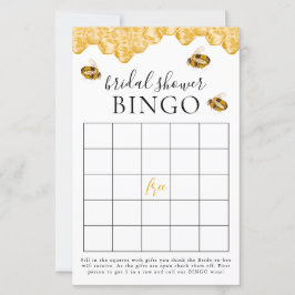 Tarjeta de juego de bingo para la despedida de sol