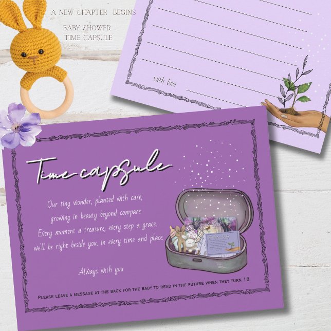 Tarjeta de juego de cápsula del tiempo de cuento d (A New Chapter Storybook Time Capsule Game Card )