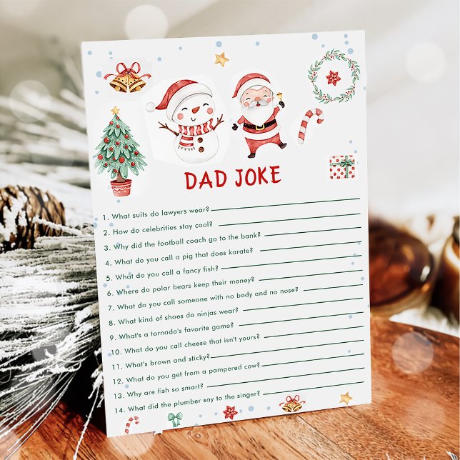 Tarjeta de juego de Chiste de Papá Noel navidad (Subido por el creador)