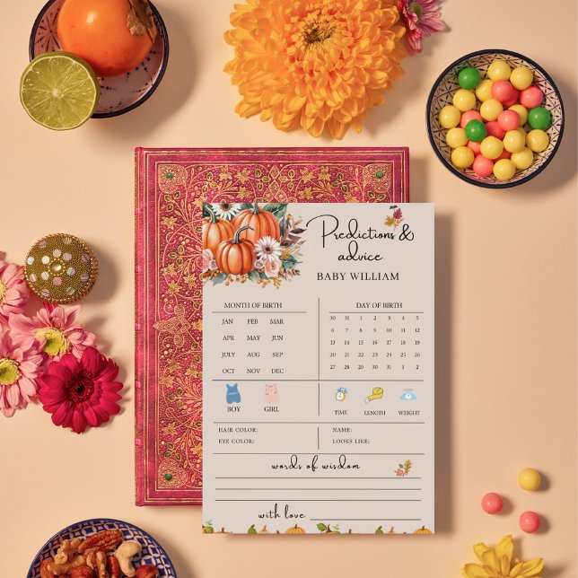 Tarjeta de Juego de Consejos y Predicciones para B (Subido por el creador)