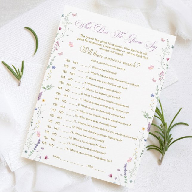 Tarjeta de juego de desayuno de boda personalizada (Subido por el creador)