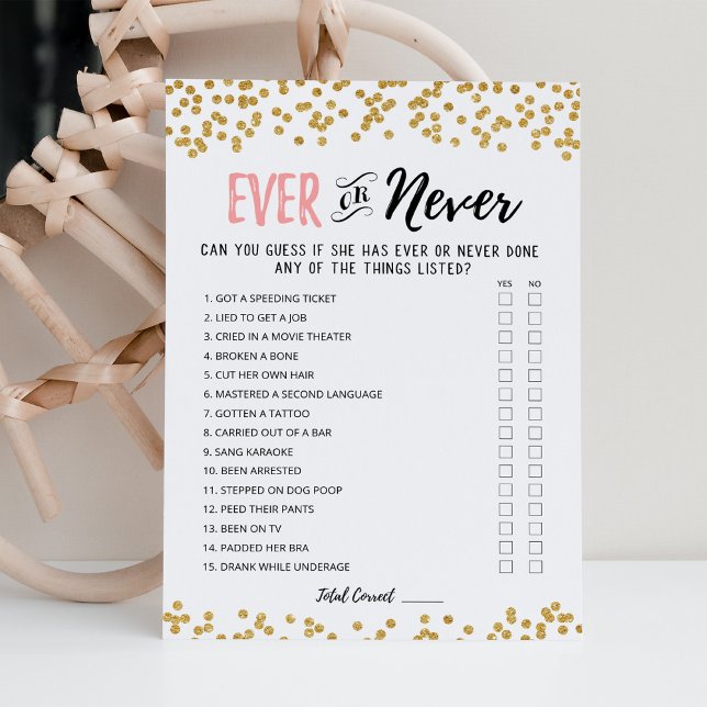 Tarjeta de juego de Ducha de Novia Editable para S (Subido por el creador)