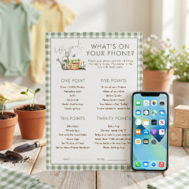 tarjeta de juego de ducha Little Sprout Whats on P