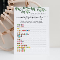 Tarjeta de juego de Emoji de libros para niños