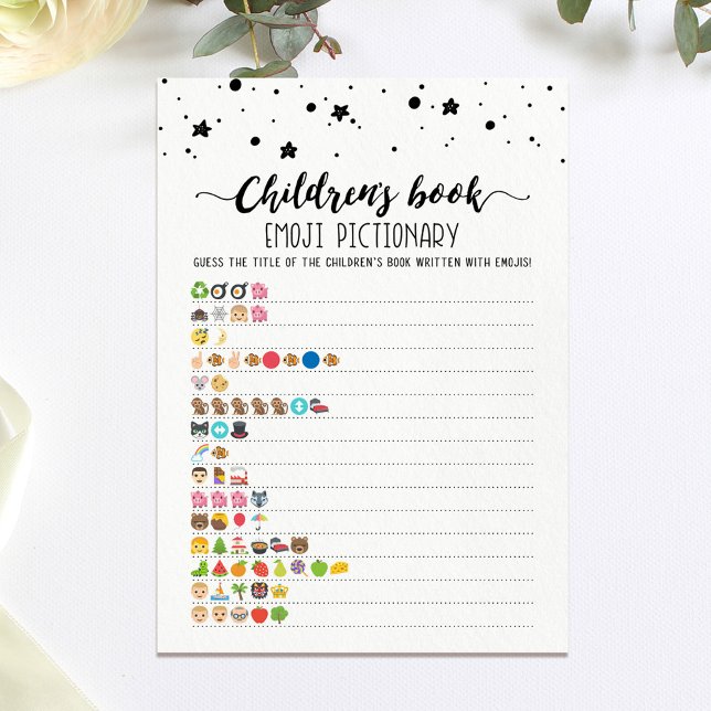 Tarjeta de juego de Emoji de libros para niños (Subido por el creador)