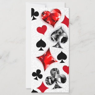 Tarjeta de juego de jugador de póquer se adapta a