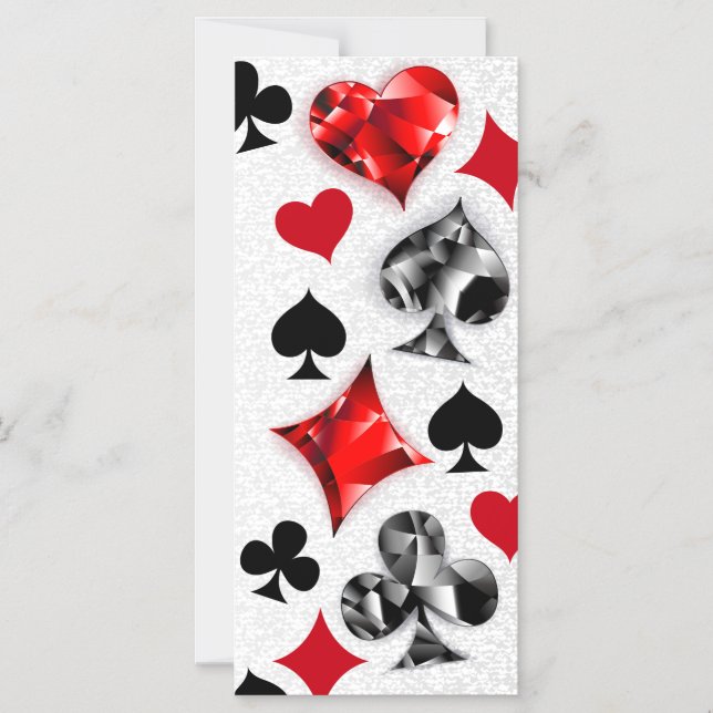 Tarjeta de juego de jugador de póquer se adapta a  (Anverso)