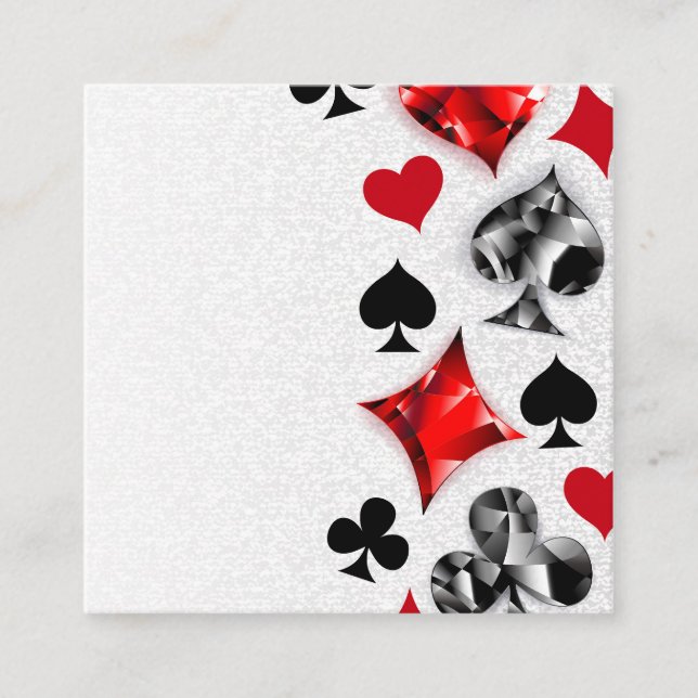 Tarjeta de juego de jugador de póquer se adapta a  (Anverso)