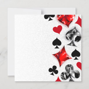Tarjeta de juego de jugador de póquer se adapta a
