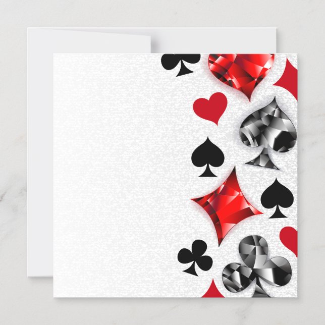 Tarjeta de juego de jugador de póquer se adapta a  (Anverso)