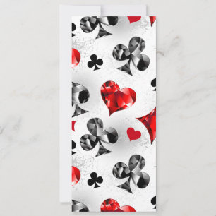 Tarjeta de juego de jugador de póquer se adapta a