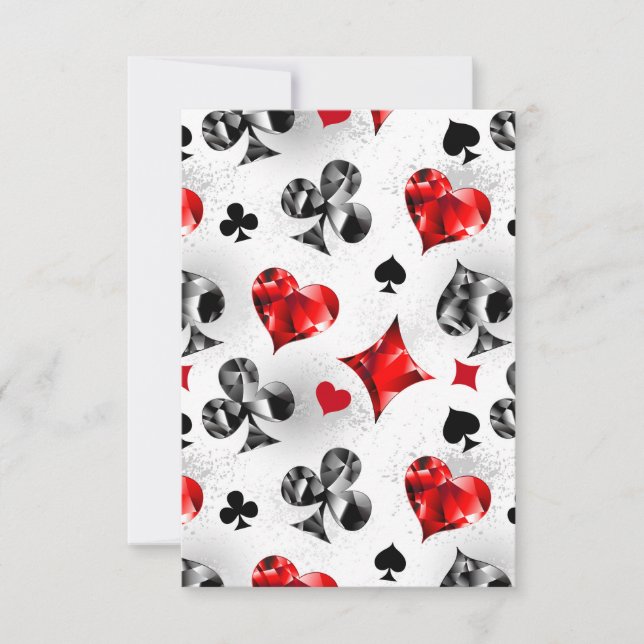 Tarjeta de juego de jugador de póquer se adapta a  (Anverso)