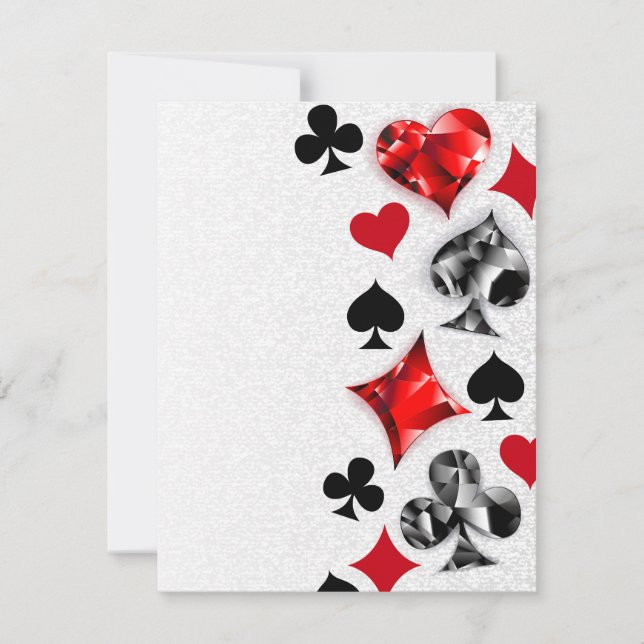 Tarjeta de juego de jugador de póquer se adapta a  (Anverso)