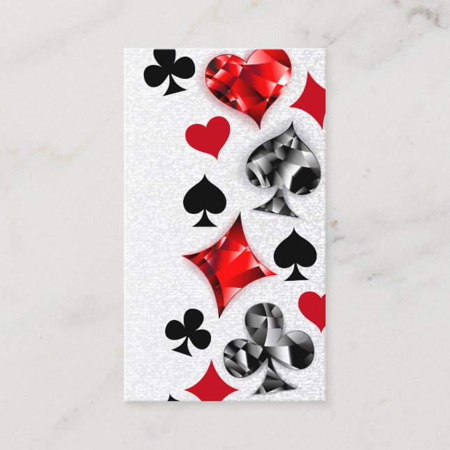 Tarjeta de juego de jugador de póquer se adapta a  (Anverso)
