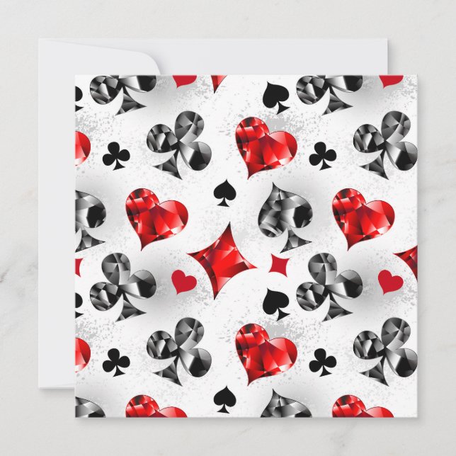 Tarjeta de juego de jugador de póquer se adapta a  (Anverso)