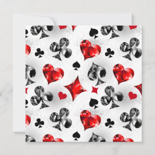 Tarjeta de juego de jugador de póquer se adapta a 