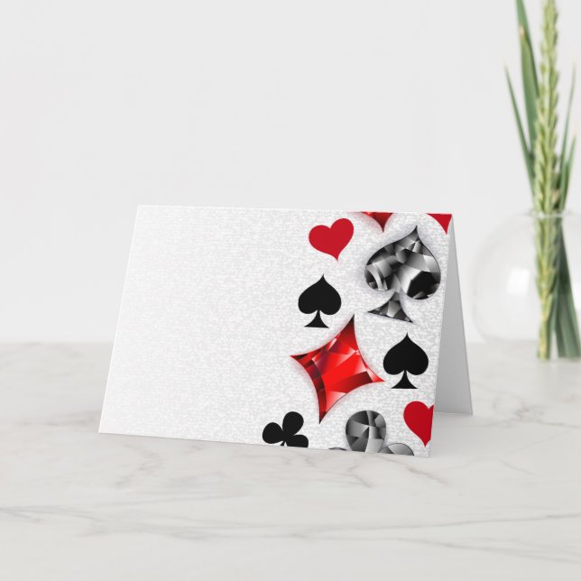 Tarjeta de juego de jugador de póquer se adapta a  (Anverso)