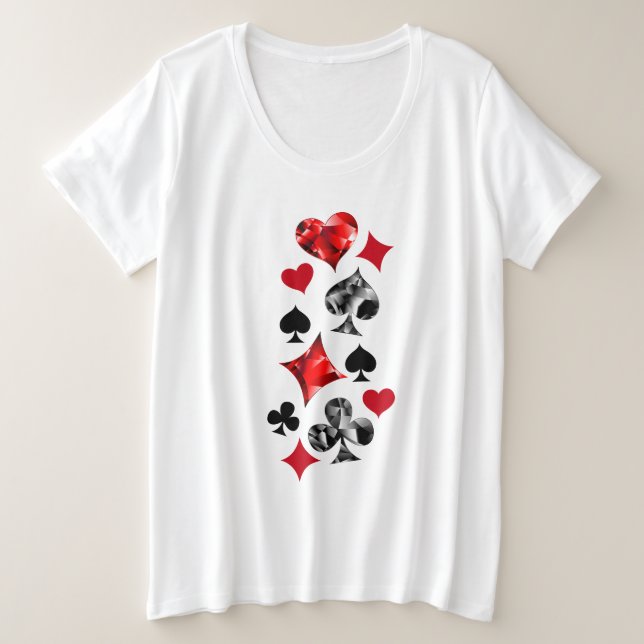 Tarjeta de juego de jugador de póquer se adapta a  (Anverso del diseño)