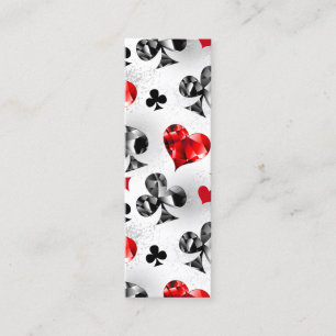 Tarjeta de juego de jugador de póquer se adapta a 