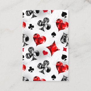 Tarjeta de juego de jugador de póquer se adapta a