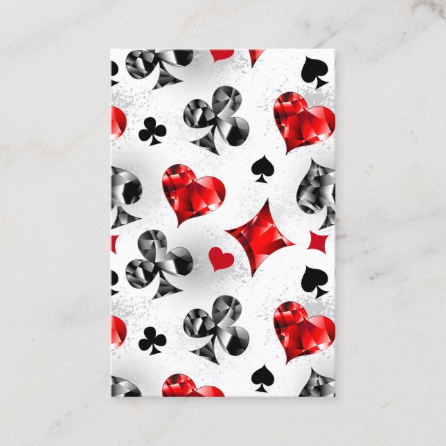 Tarjeta de juego de jugador de póquer se adapta a  (Anverso)