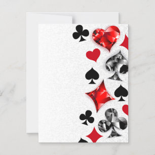 Tarjeta de juego de jugador de póquer se adapta a