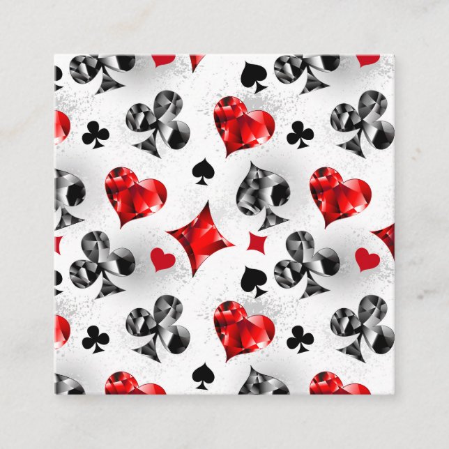 Tarjeta de juego de jugador de póquer se adapta a  (Anverso)