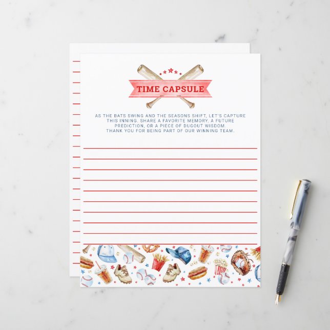 Tarjeta de juego de la cápsula de la hora del cump (Anverso/Reverso In Situ)