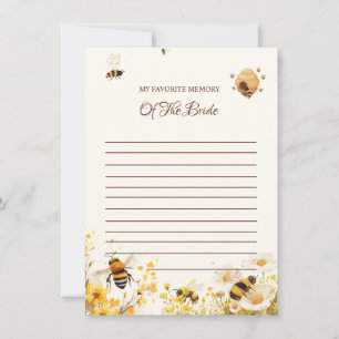 Tarjeta de juego de la memoria favorita de la novi