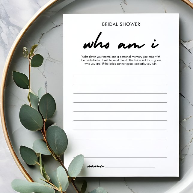 Tarjeta de juego de memoria de ducha de novia mode (Subido por el creador)