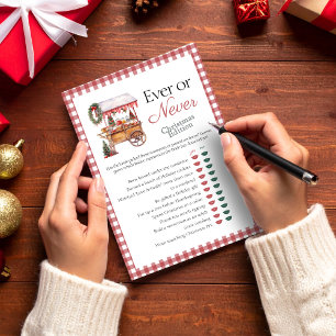 Tarjeta de juego de novias de mercado festiva algu